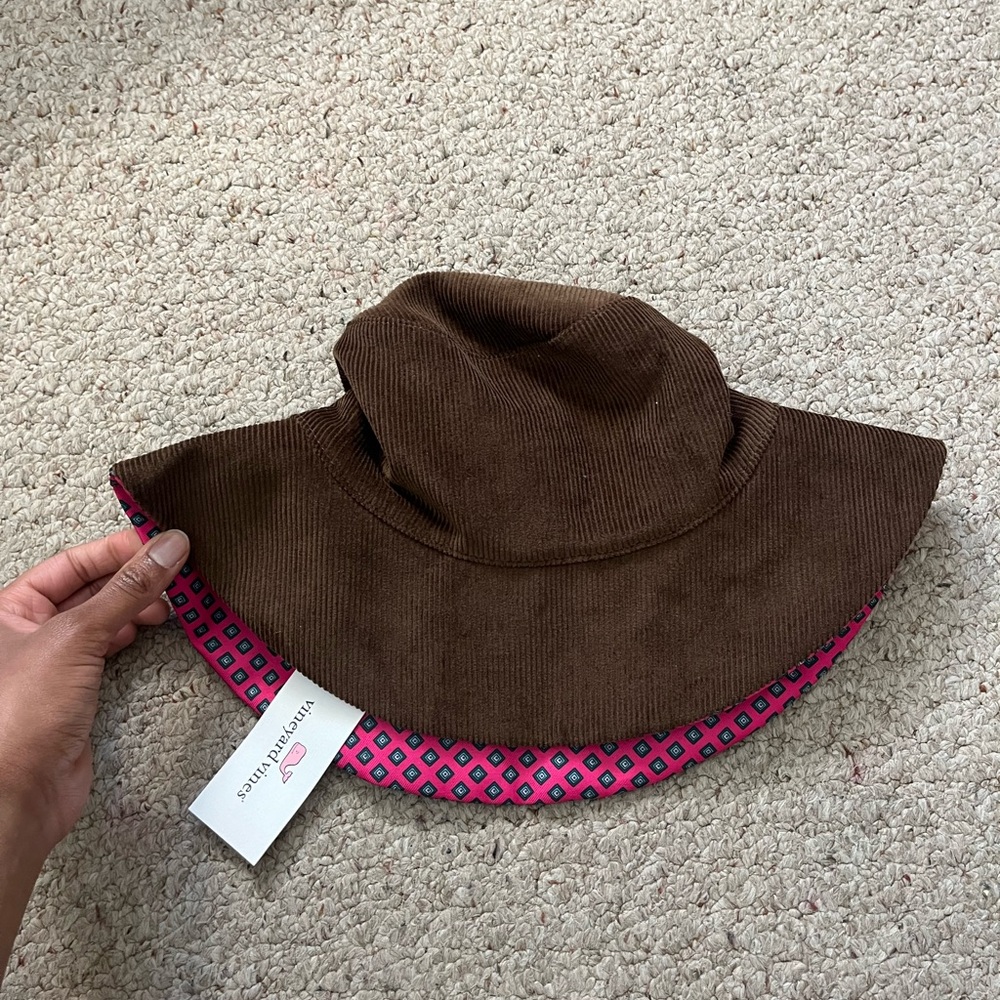vineyard vines women’s corduroy bucket hat